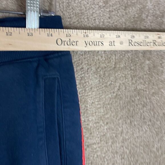 Jack & Jones Joggers Mens Small Navy Blue Skinny Fit Slogan Leg Tape Sweatpants - Picture 5 of 10